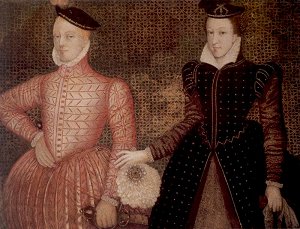 double portrait of Mary, queen of Scots and her second husband, Lord Darnley