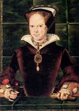 Jane's cousin Mary Tudor in 1554, by Hans Eworth