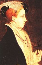 profile portrait of Edward VI