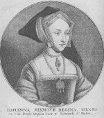 etching of Edward's mother, Jane Seymour