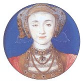 miniature portrait of Anne of Cleves by Hans Holbein