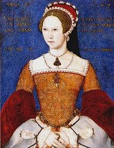 portrait of Princess Mary Tudor, later Queen Mary I; also painted by Master John (note the stylistic similarities)