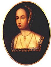 miniature portrait of Anne Boleyn