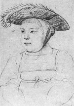 sketch of Henry VIII as a toddler